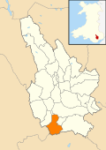 2024 Wales Caerphilly Community Caerphilly map